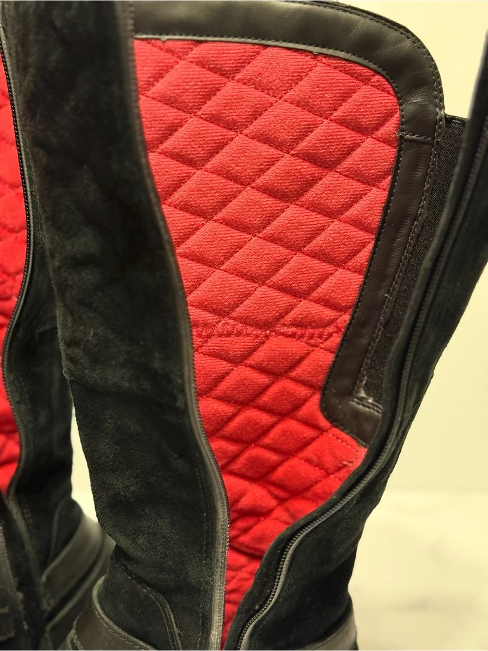 The North Face Bridgeton Black Suede Waterproof Riding Boots, EUC w/ box, size 9